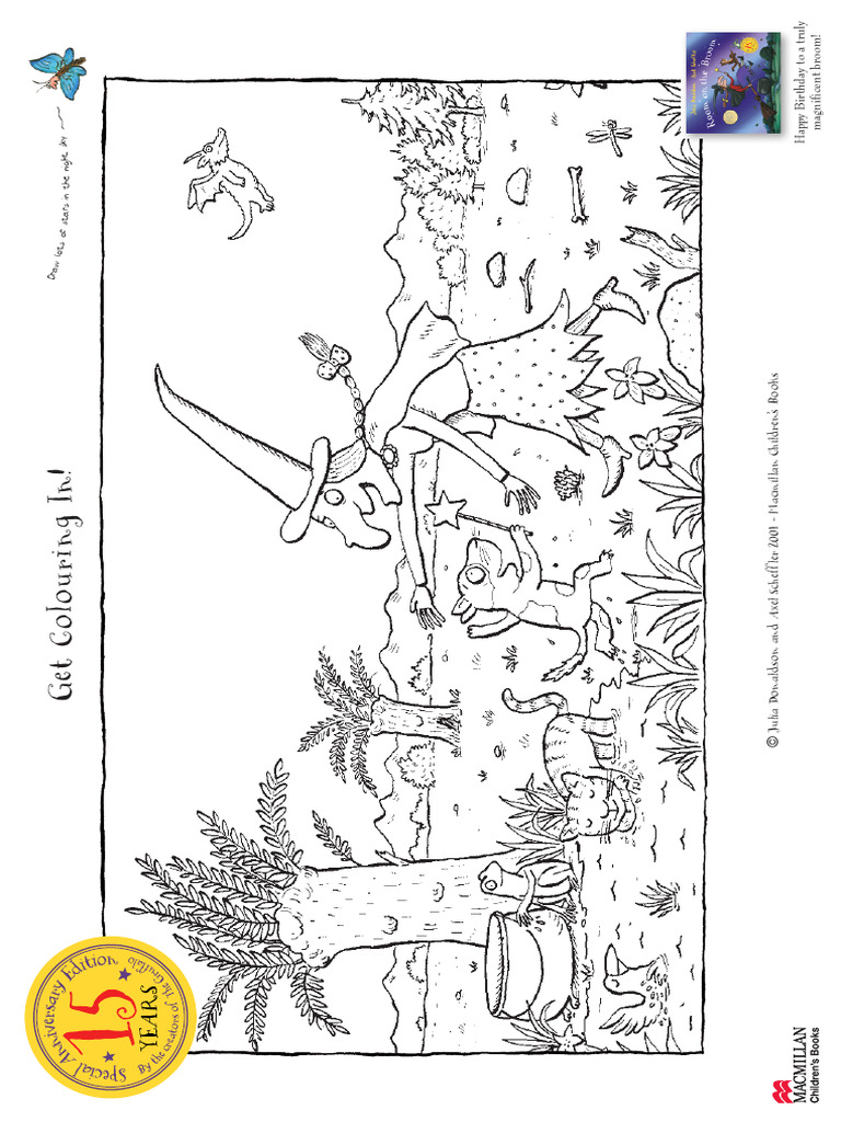 Room on the Broom Coloring Fun | PDF