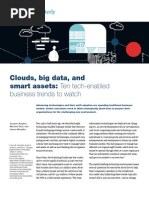 2010 McKinsey Quarterly Clouds, Big Data, And Smart Assets Ten Tech Enabled Business Trends to Watch