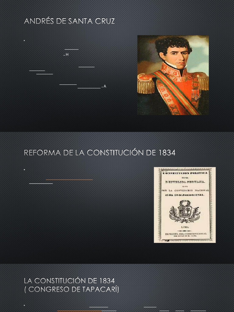Andrés de Santa Cruz y la Constitución de 1831 | PDF | Gobierno ...