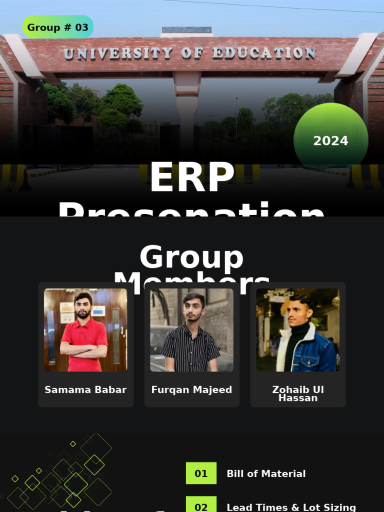 Erp Presentation Pdf Electronic Data Interchange Supply Chain