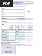 PERFORMA FOR MEDICAL FITNESS CERTIFICATE FOR FOOD HANDLERS ...