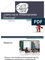 Cómo Hacer Presentaciones Efectivas