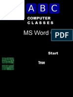 MS Word Quiz 2003