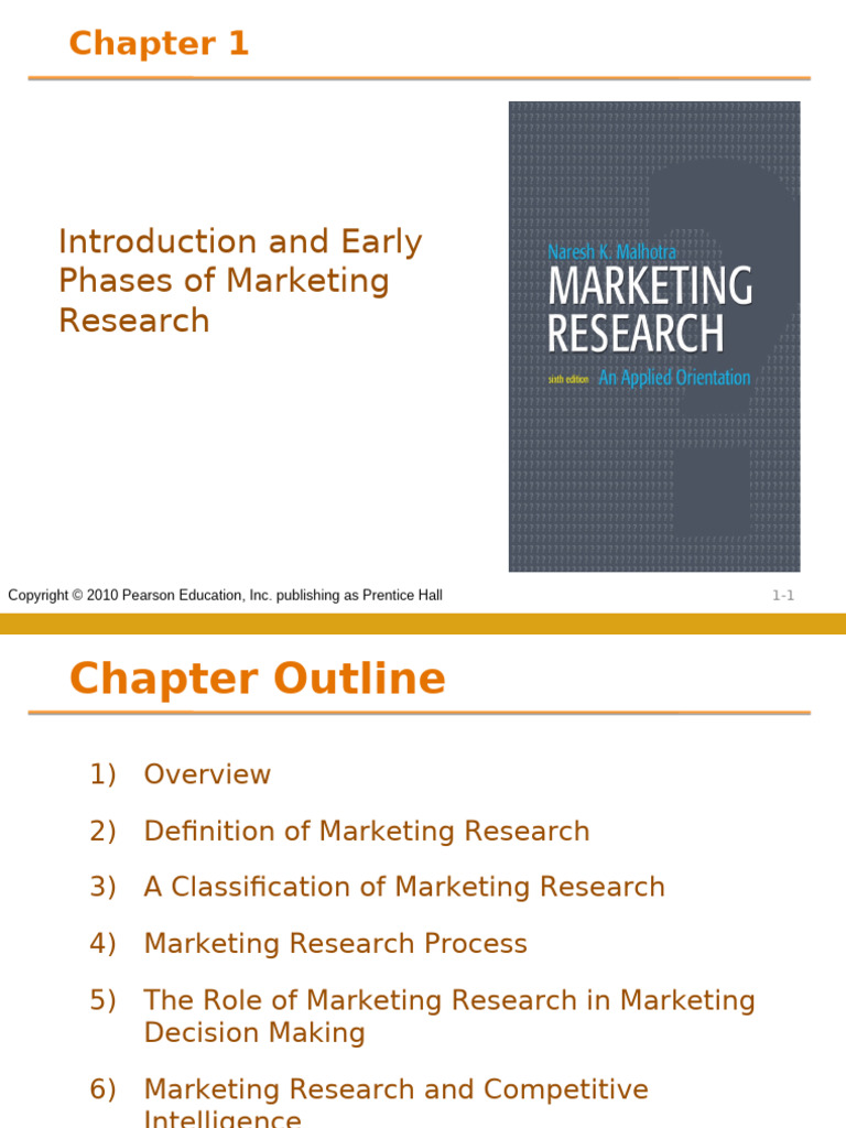 CH 1 Marketing Research | PDF | Marketing Research | Marketing