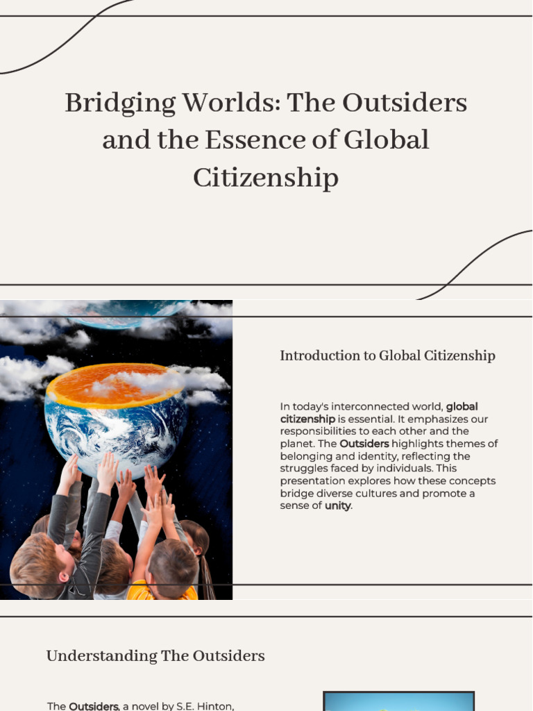 The Outsiders & Global Citizenship | PDF | Social Science