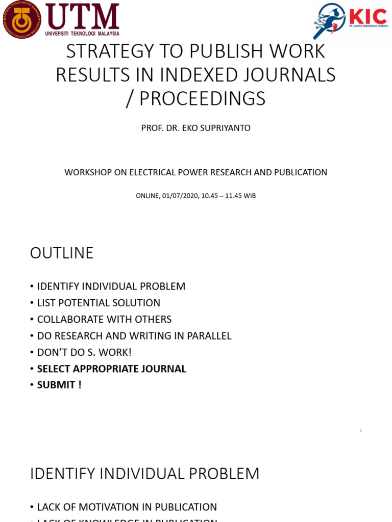 Strategy To Produce Paper For Ip | PDF | Plagiarism | Science