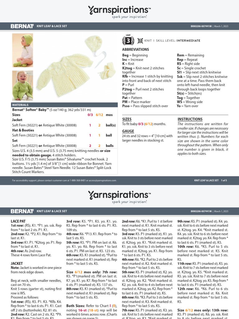BRK0206 007441M | PDF | Knitting | Crochet