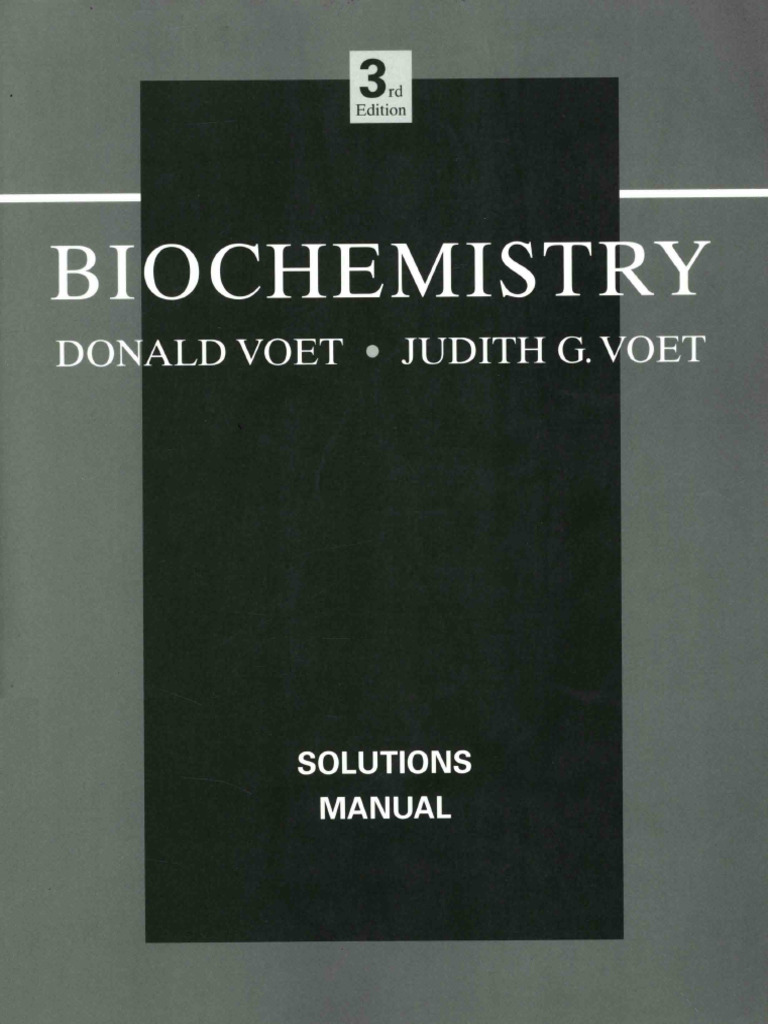 Voet & Voet Biochemistry PDF Download | PDF