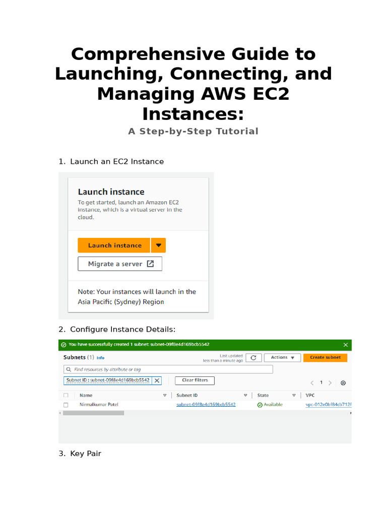 AWS EC2 Guide for IT Professionals | PDF | Computers | Technology ...