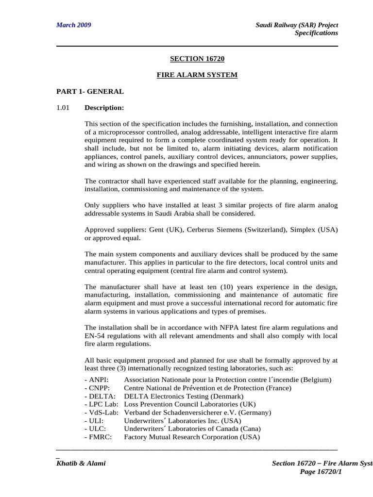 Fire Alarm System | PDF | Electrical Wiring | Sensor