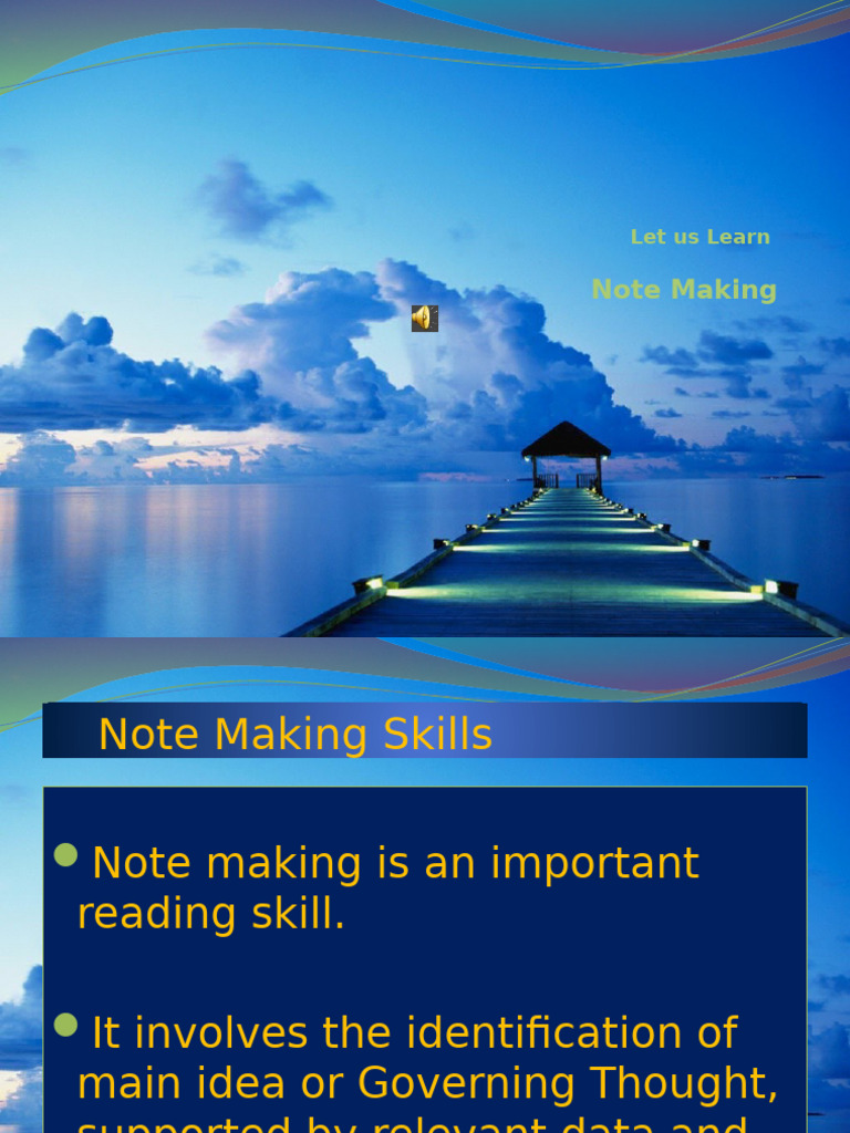 Note Makind B C Module 1 | PDF | Information | Phrase