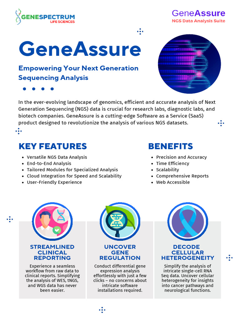 GeneAssure: NGS Data Analysis Simplified | PDF | Dna Sequencing | Whole ...