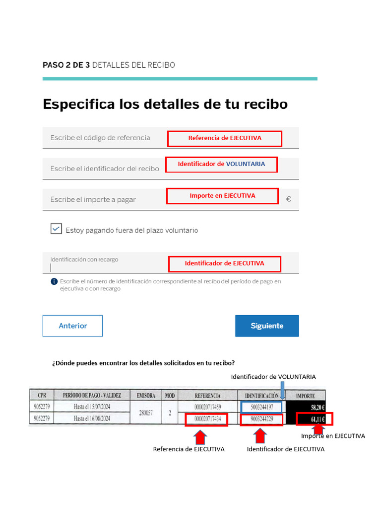 Instrucciones Enlace Pago de Tributos Online en EJECUTIVA - PDF | PDF ...