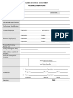 Employment Form