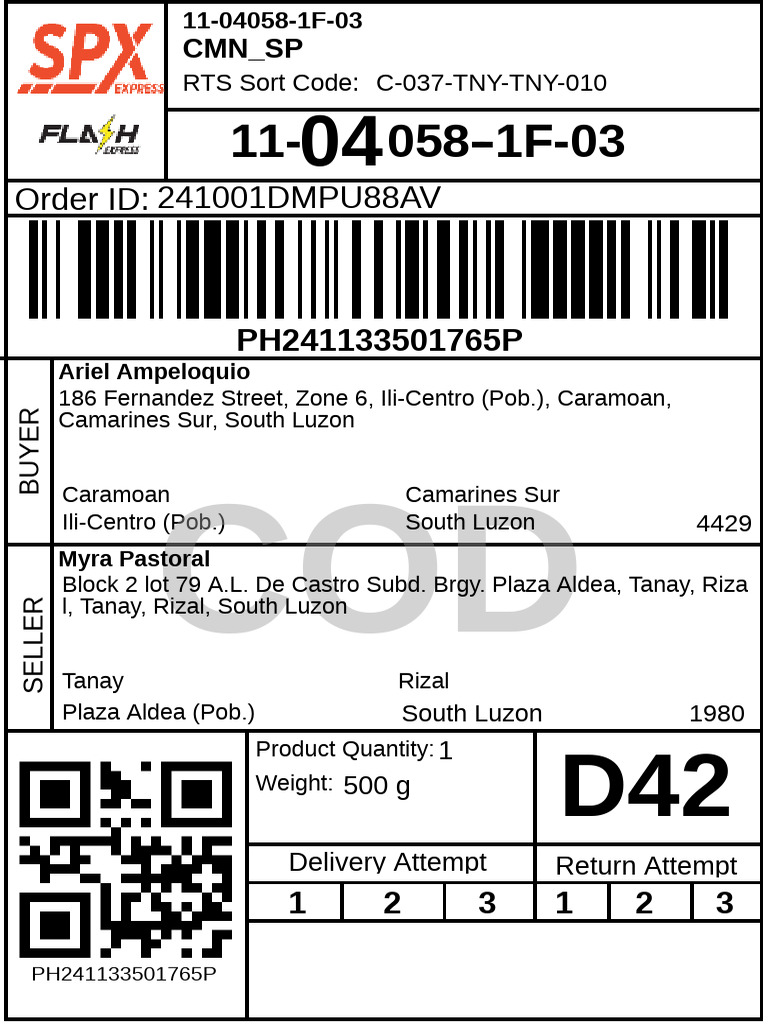 Air Waybill 535 | PDF