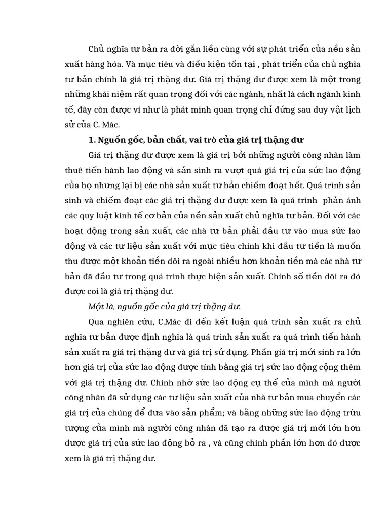 Bài Thi KTCT | PDF