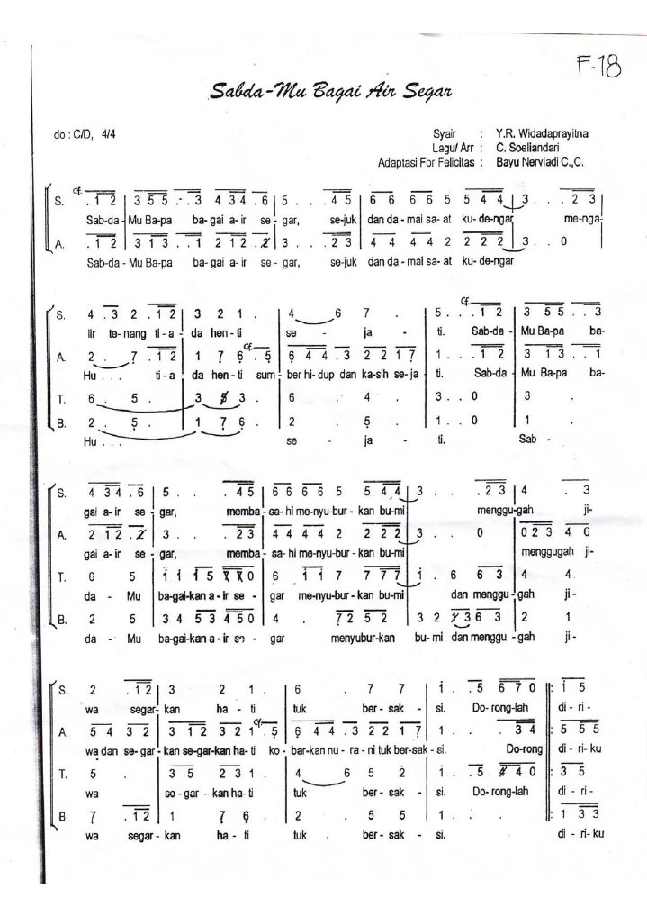 Sabdamu Bagai Air Segar