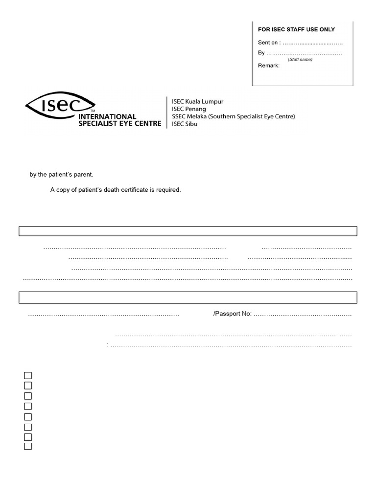 New CONSENT Form FOR RELEASE OF MEDICAL INFORMATION Rev.6-2019 | PDF