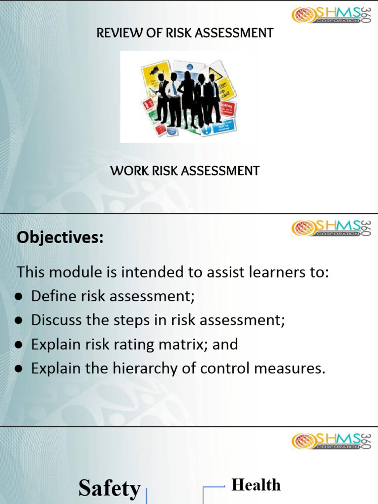 Risk Assessment and Control Measures | PDF | Hazards | Risk