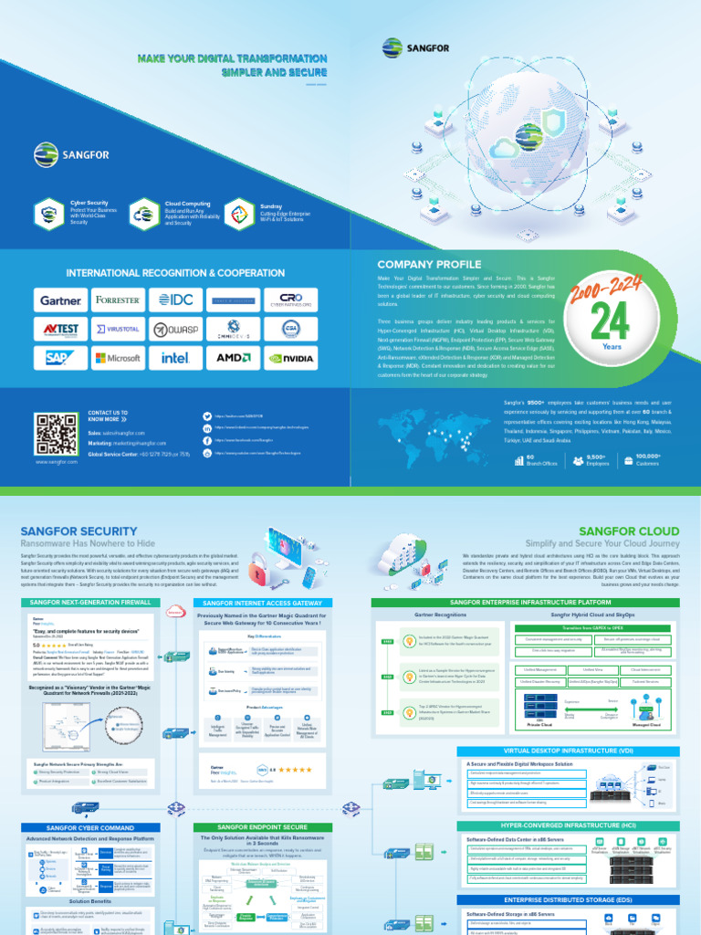 Sangfor Technologies Company Overview | PDF | Cloud Computing | Security