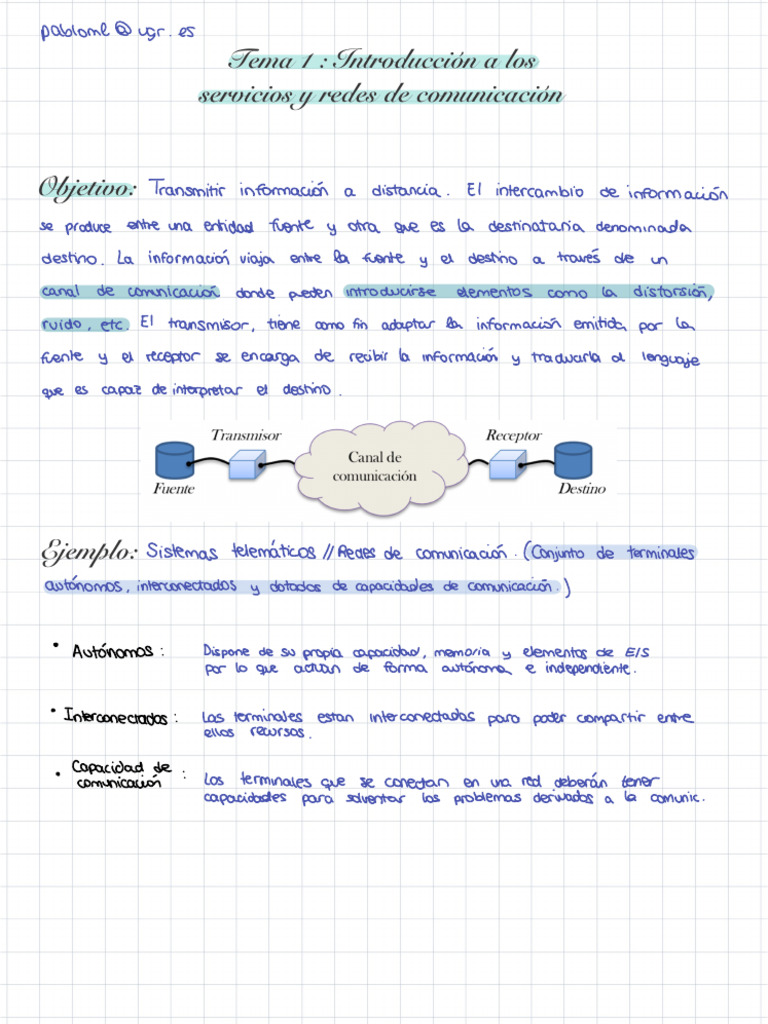 Introducción a Redes y Servicios | PDF