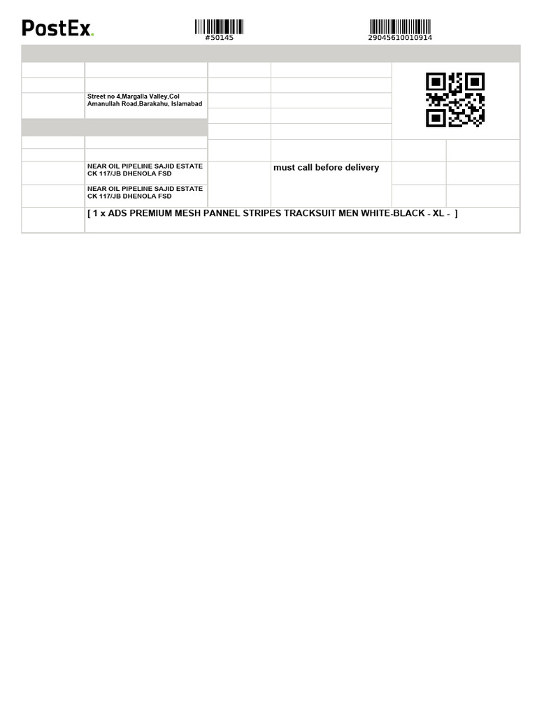 Postex Labels | PDF