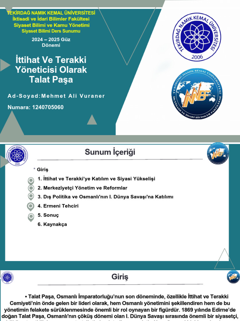 Talat Paşa | PDF