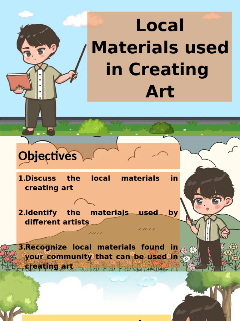 Local Materials for Art Creation | PDF | Paintings | Printmaking