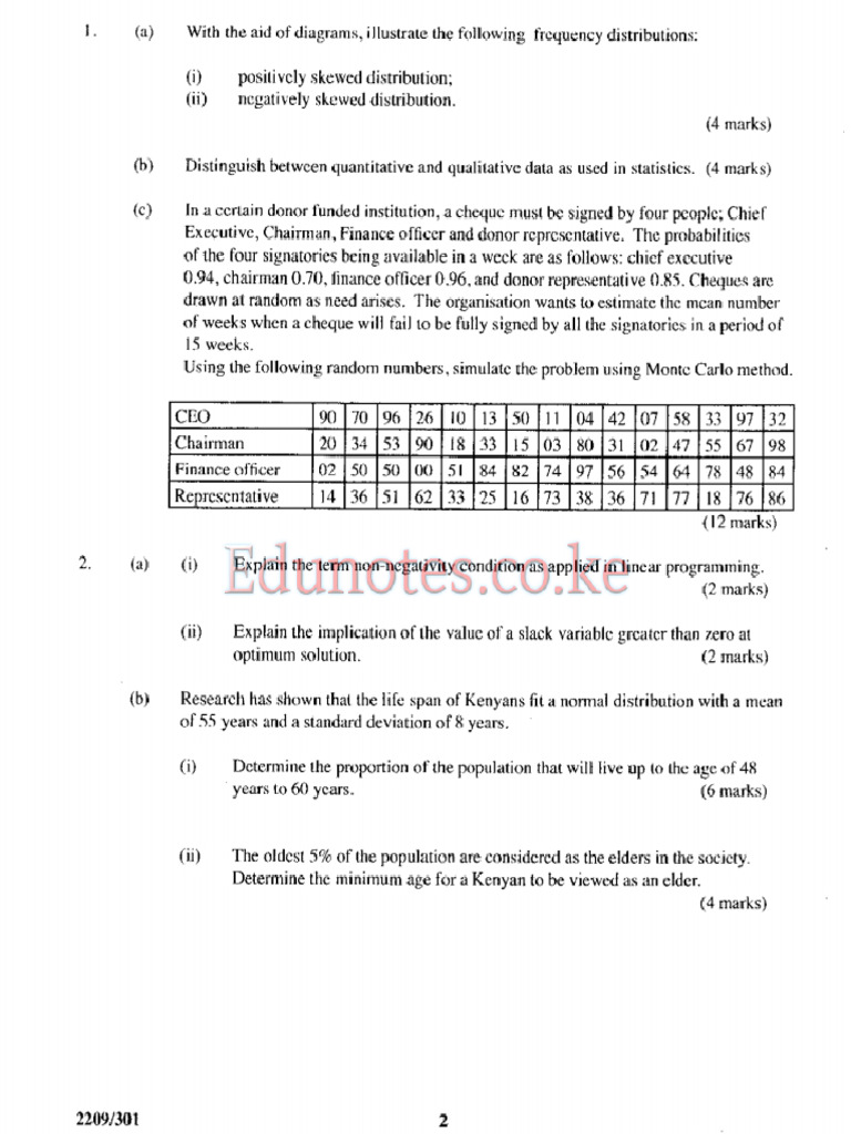 Nov 2013 QM Past Paper | PDF