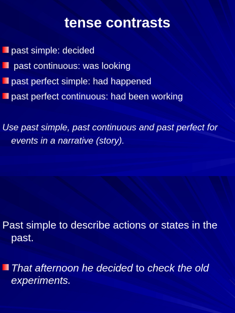 GRAMMAR-tense Contrast | PDF | Planets | Astronomy