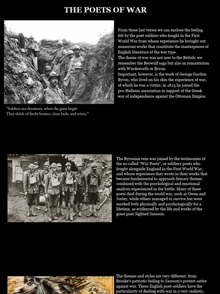 War Poets Pdf