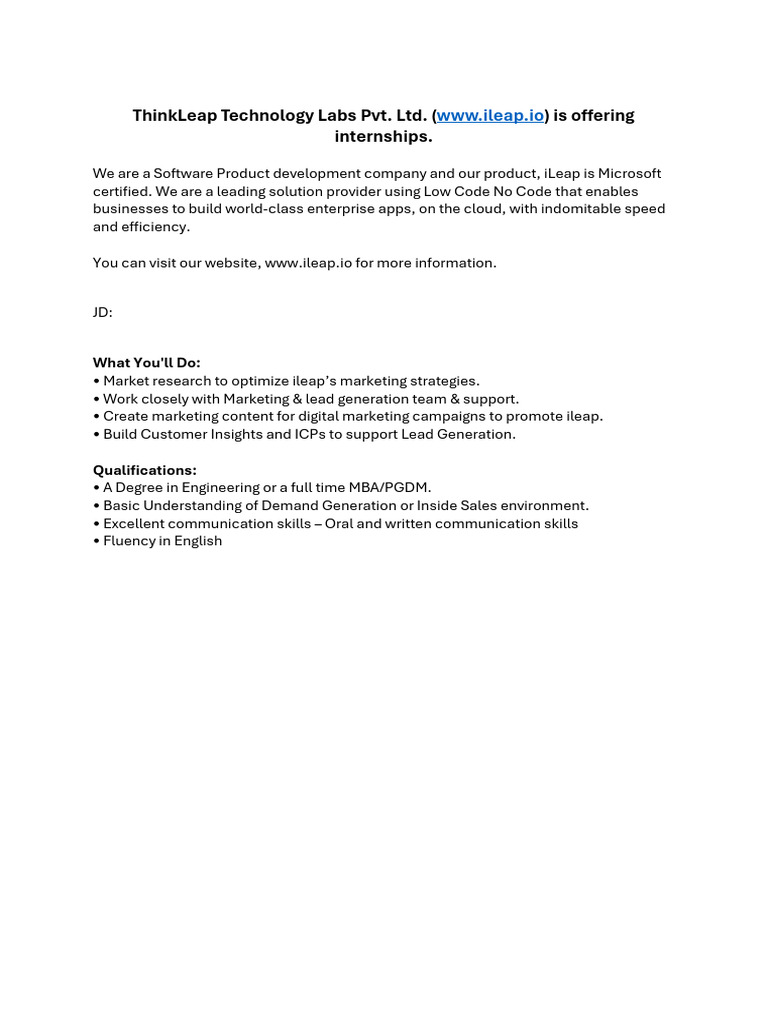 Think Leap | PDF