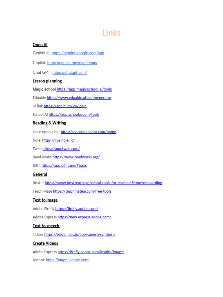 Essential AI Tools for Educators | PDF