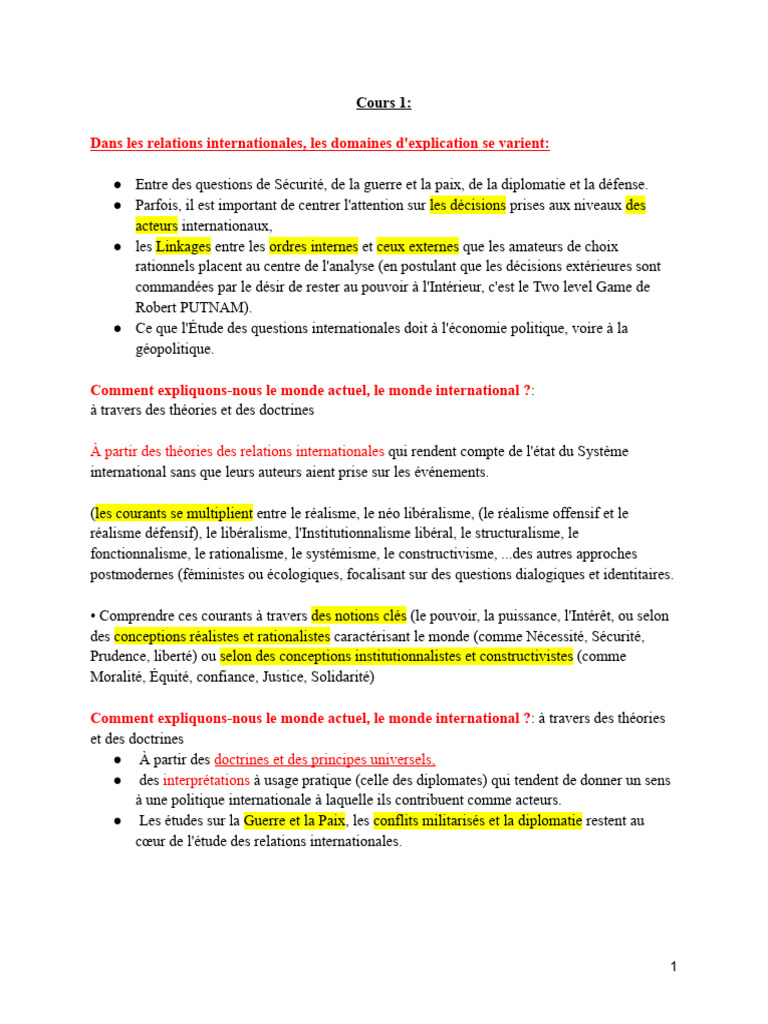 Théories des relations internationales 2023 | PDF | Génocides | Hezbollah