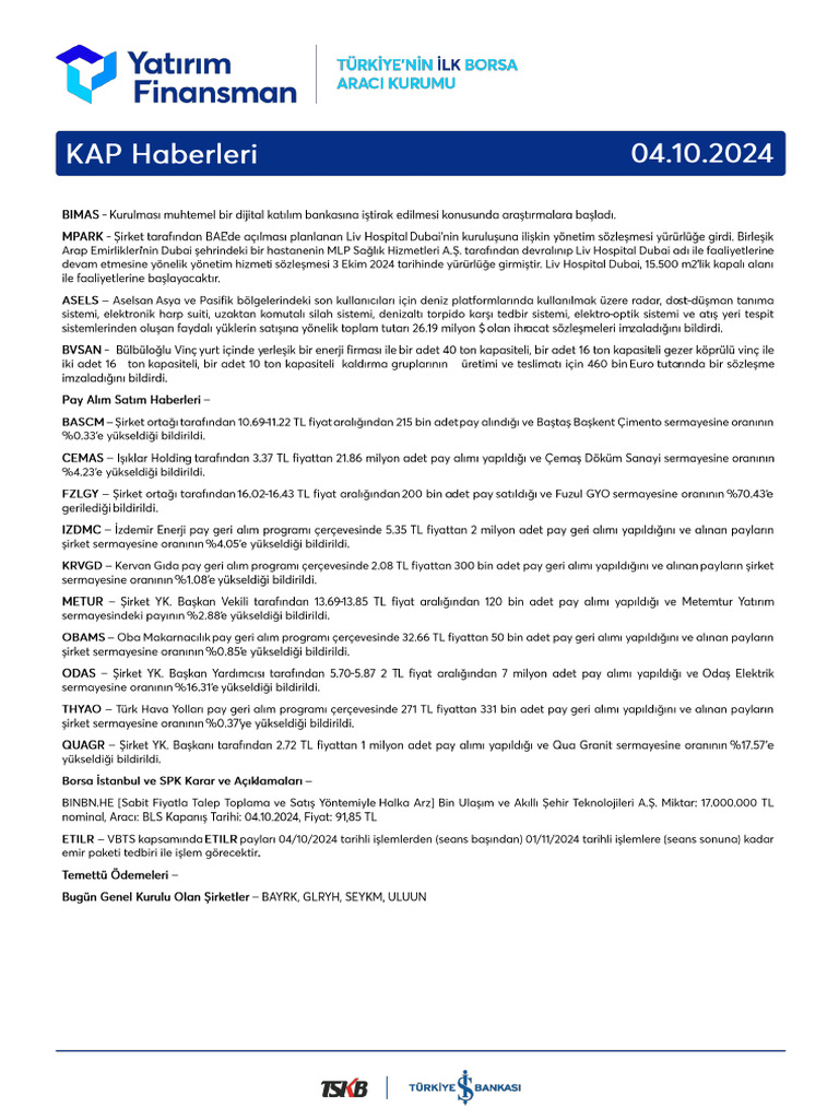 2024 10 04 Kap | PDF