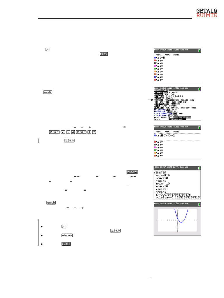 TI VB Formules Grafieken en Tabellen | PDF