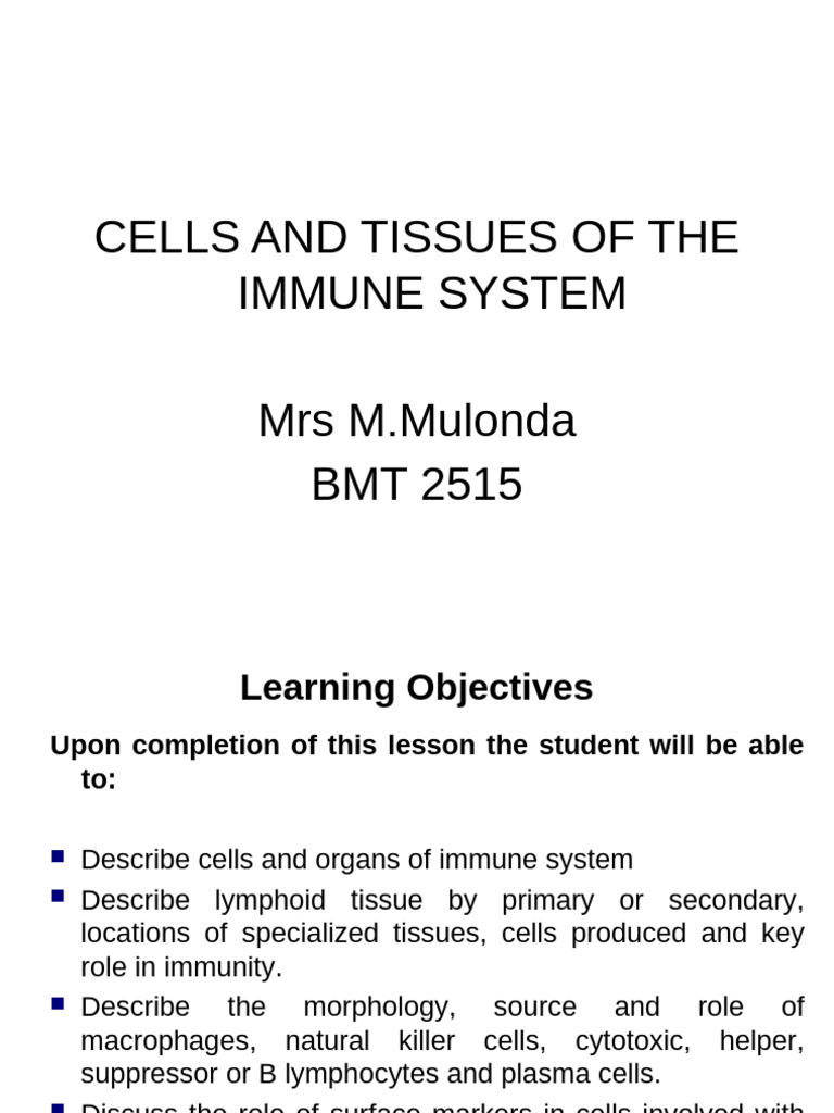 1 Introduction To Immunology | PDF | Lymphatic System | Immune System