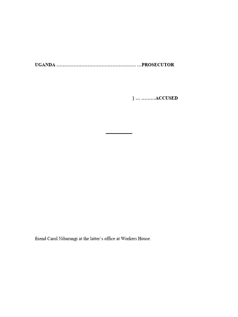 Uganda High Court Murder Case Judgment | PDF | Autopsy | Wound
