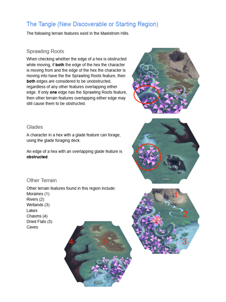 Terrain Features of Maelstrom Hills & Volcanic Wastes | PDF | Science ...