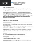 Social Legislations