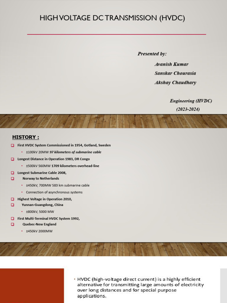 HVDC System | PDF | High Voltage Direct Current | Electric Power ...