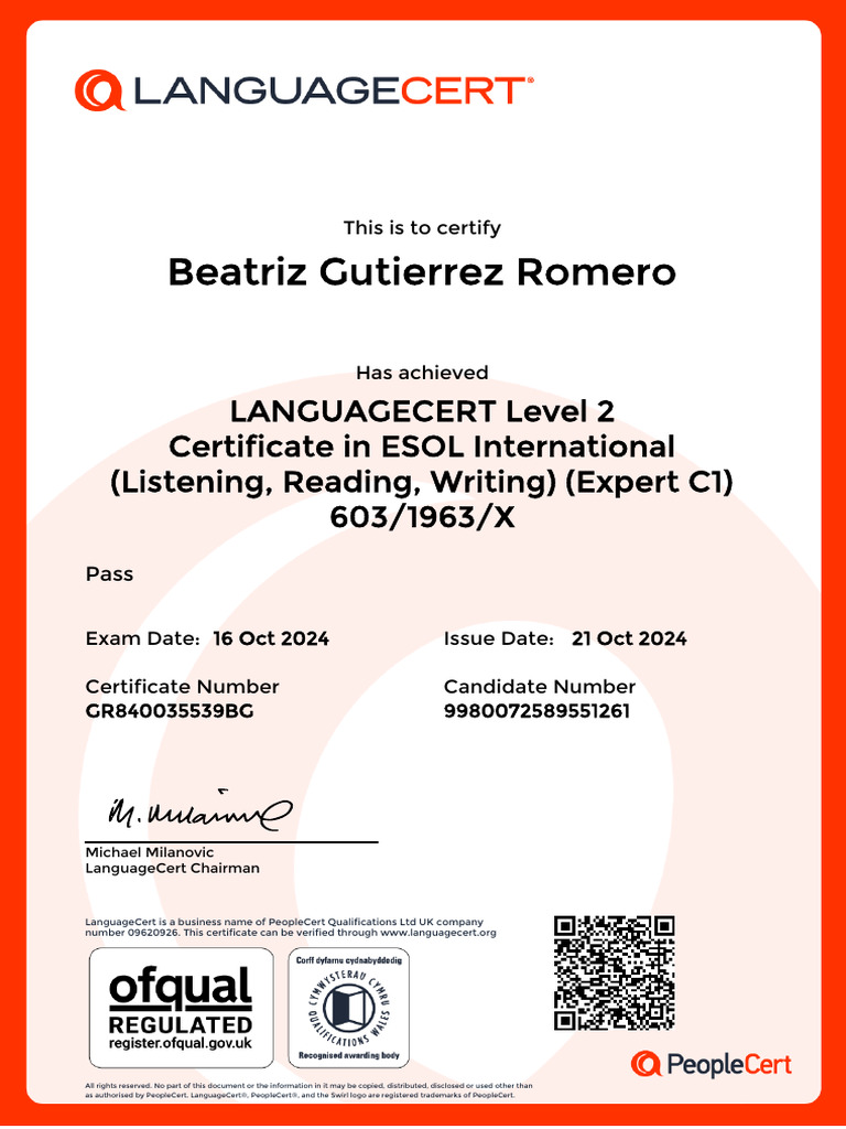 LanguageCert Writing Part | PDF