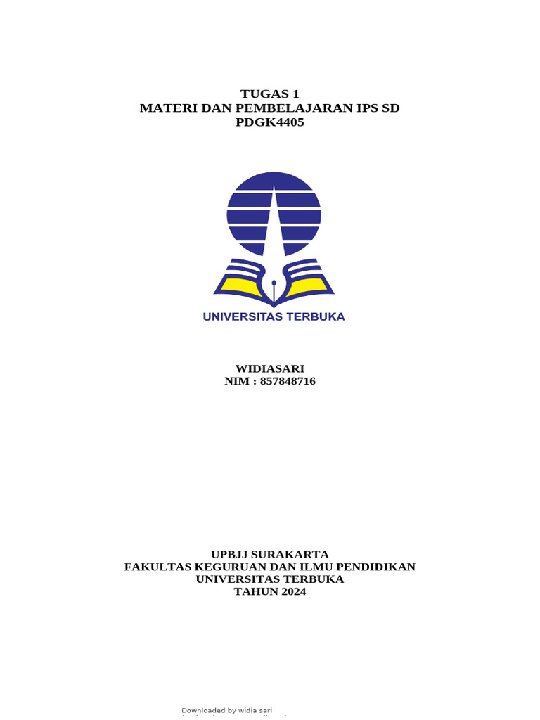 Materi Pembelajaran IPS SD 2024 | PDF | Sains & Matematika