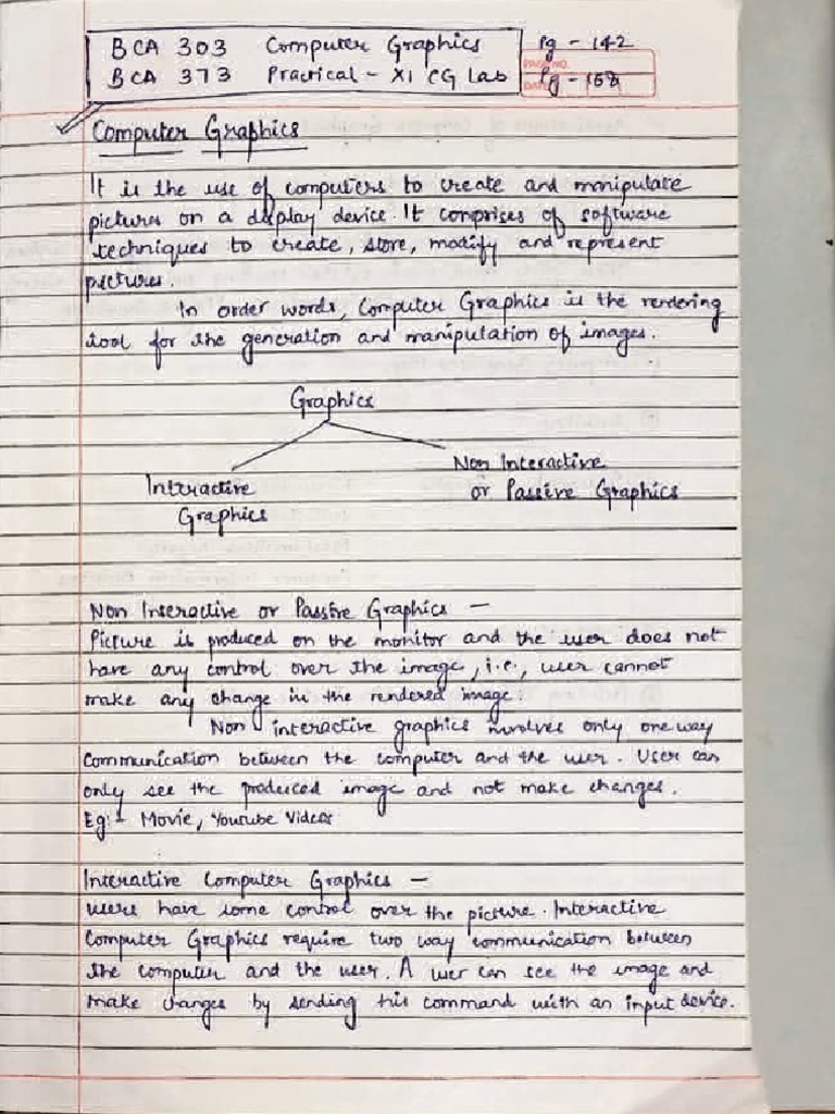 CG Notes | PDF