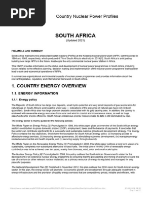 South Africa 2021