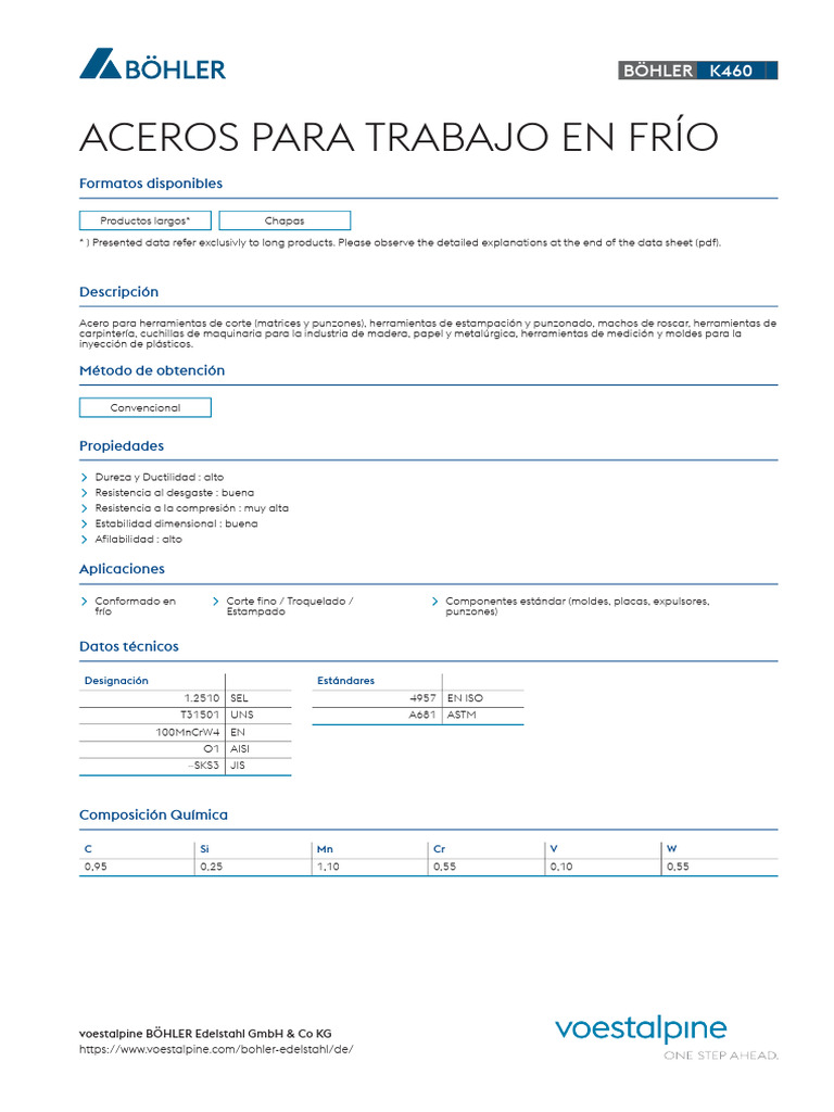 ACERO k460 | PDF | Building Materials | Metals