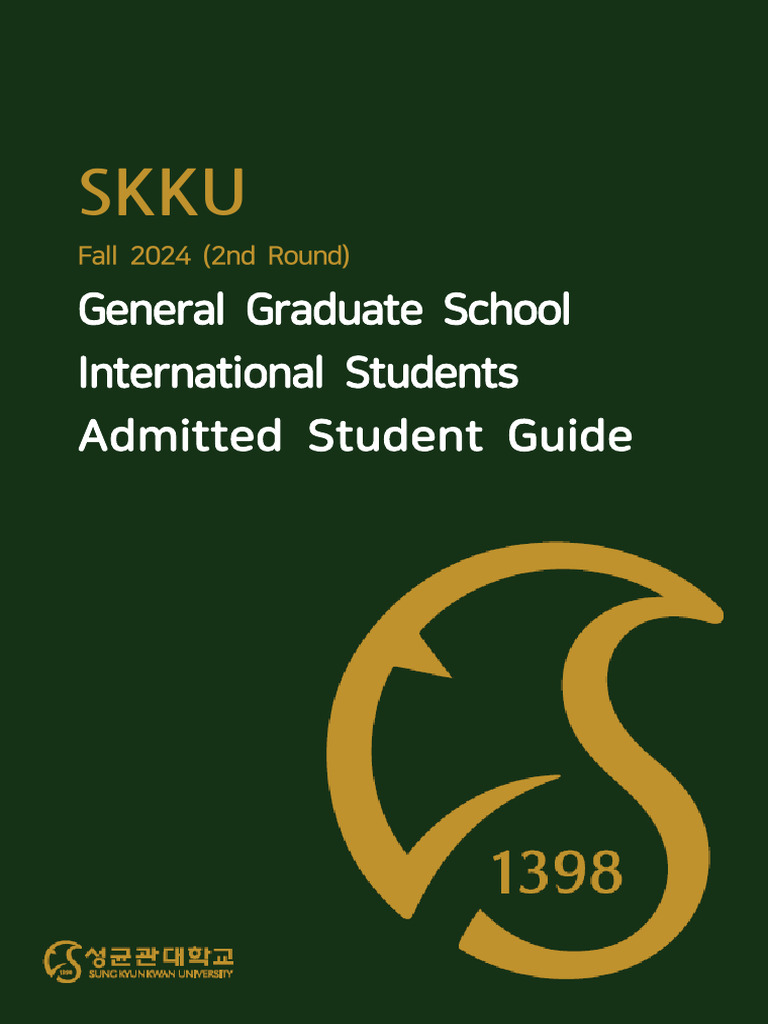 SKKU Fall 2024 International Student Guide | PDF | Travel Visa ...