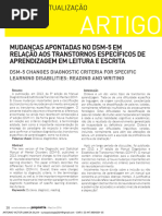 Mudancas apontadas no DSM 5 no TEAp