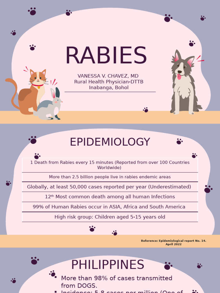 Rabies Epidemiology and Management Guide | PDF | Rabies | Health Sciences