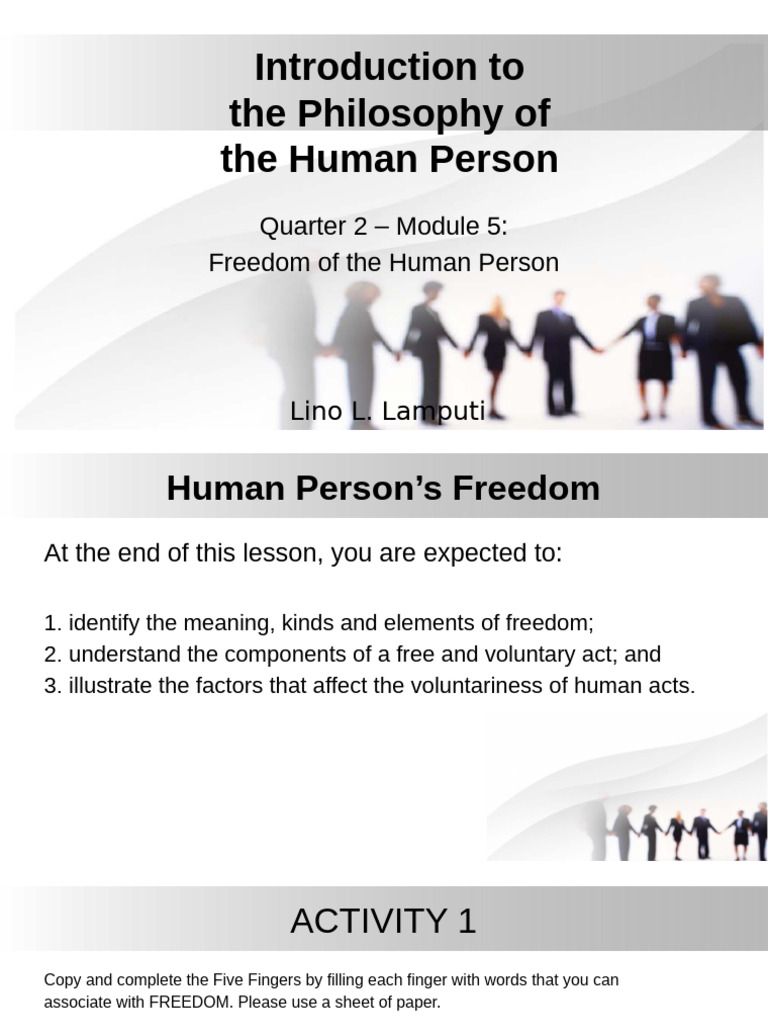 Understanding Freedom in Philosophy | PDF